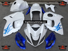 Suzuki GSXR1300 Hayabusa (2008-2019) White & Blue Fairings