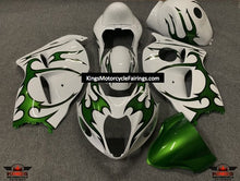 Suzuki GSXR1300 Hayabusa (1999-2007) White & Green Tribal Fairings