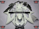 Suzuki GSXR600 (2008-2010) White & Matte Black Fairings