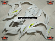 White and Neon Yellow Fairing Kit for a 2016, 2017, 2018, 2019 & 2020 Kawasaki Ninja ZX-10R motorcycle