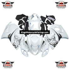 Suzuki GSXR1300 Hayabusa (2008-2019) White & Silver Fairings