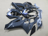 Faux Carbon Fiber, Silver and Blue Fairing Kit for a 2017, 2018, 2019 & 2020 Yamaha YZF-R6 motorcycle
