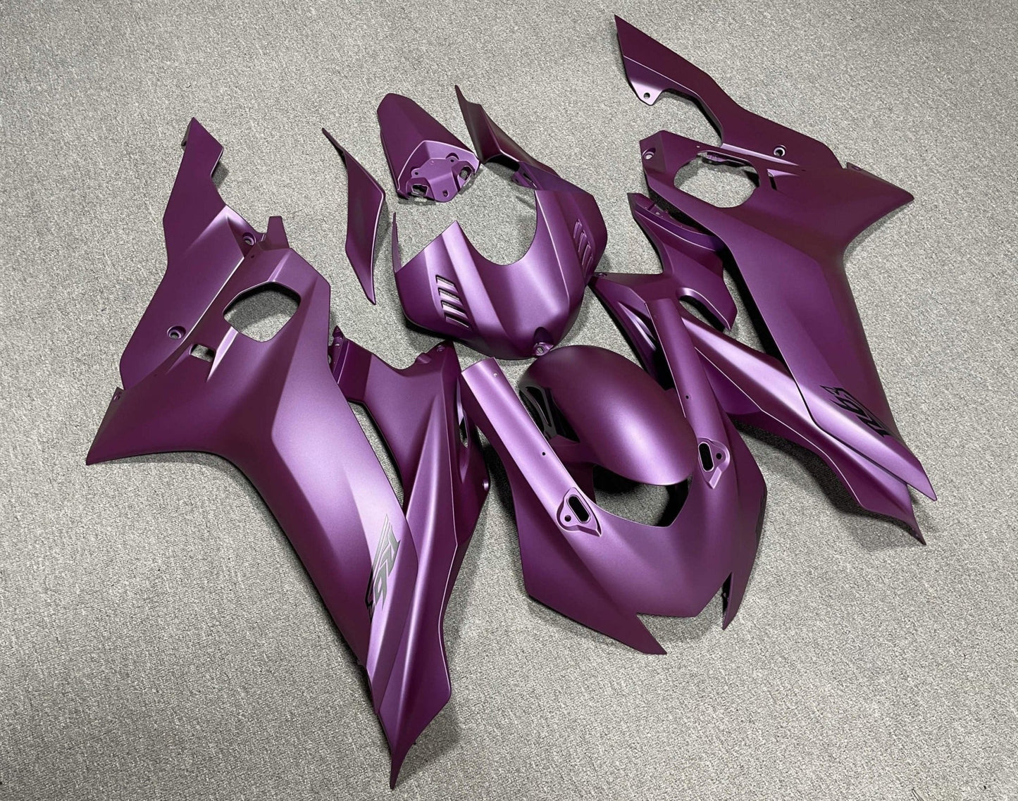YAMAHA R6 Fairings (2017-2022) Matte Purple at KingsMotorcycleFairings.com