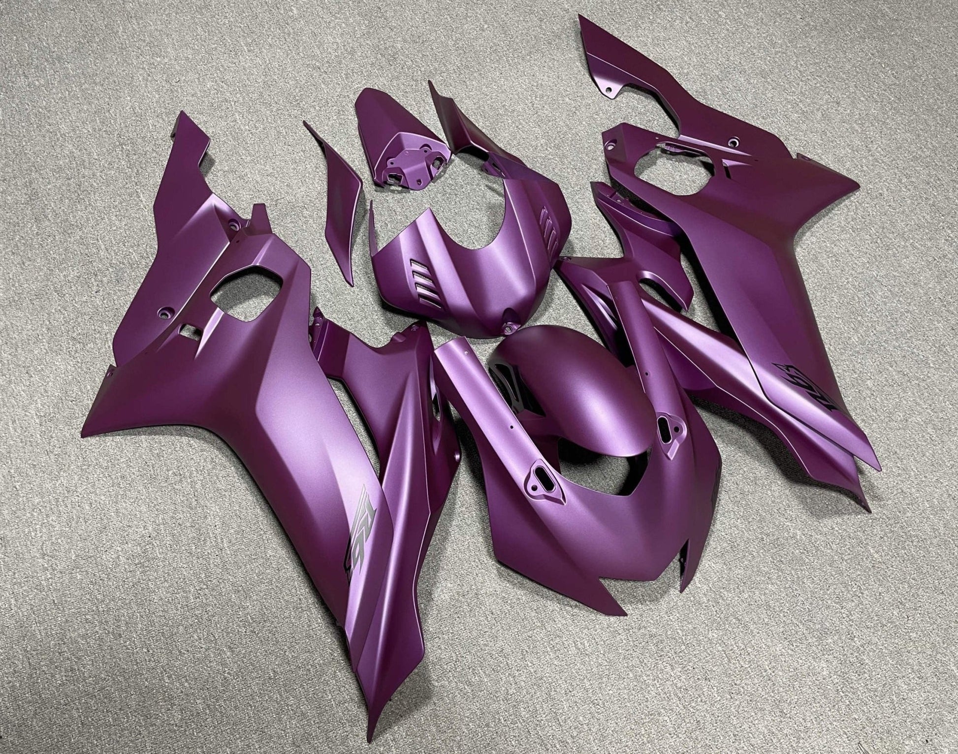 YAMAHA R6 Fairings (2017-2022) Matte Purple at KingsMotorcycleFairings.com