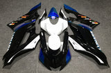 YAMAHA R6 Fairings (2017-2022) Black, White, Blue at KingsMotorcycleFairings.com