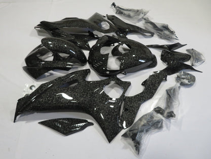 YAMAHA R6 Fairings (2017-2022) Faux Forged Carbon Fiber at KingsMotorcycleFairings.com