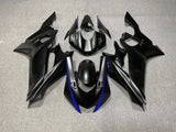 YAMAHA R6 Fairings (2017-2022) Matte Black, Blue at KingsMotorcycleFairings.com