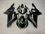 YAMAHA R6 Fairings (2017-2022) Matte Black, Green at KingsMotorcycleFairings.com