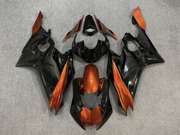 YAMAHA YZF-R6 (2017-2022) Black, Burnt Orange Fairings at KingsMotorcycleFairings.com
