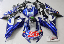 YAMAHA YZF-R6 (2017-2022) Blue, White, Black Movistar Fairings at KingsMotorcycleFairings.com