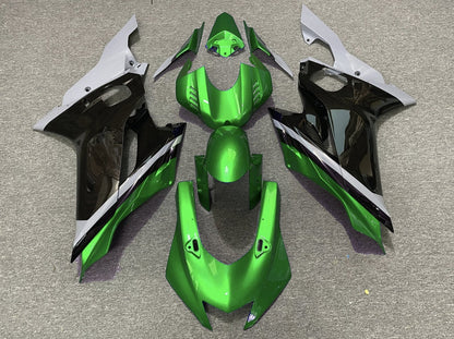 YAMAHA YZF-R6 (2017-2022) Green, Black, Gray Fairings at KingsMotorcycleFairings.com