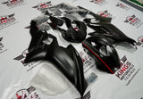 YAMAHA YZF-R6 (2017-2022) Matte Black & Red Fairings at KingsMotorcycleFairings.com