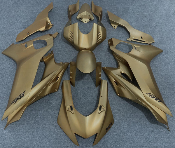 YAMAHA YZF-R6 (2017-2022) Matte Gold, Black Fairings at KingsMotorcycleFairings.com
