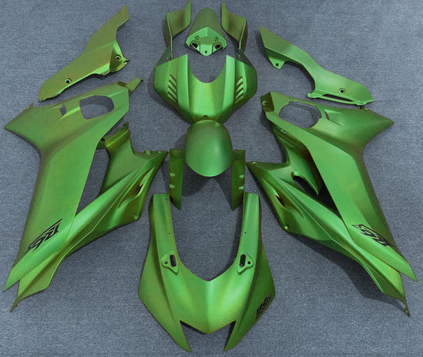 YAMAHA YZF-R6 (2017-2022) Matte Green Fairings at KingsMotorcycleFairings.com