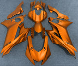 YAMAHA YZF-R6 (2017-2022) Matte Orange, Black Fairings at KingsMotorcycleFairings.com