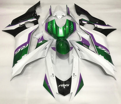 YAMAHA YZF-R6 (2017-2022) White, Green, Purple, Black Fairings at KingsMotorcycleFairings.com