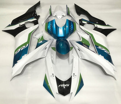 YAMAHA YZF-R6 (2017-2022) White, Light Blue, Green, Black Fairings at KingsMotorcycleFairings.com