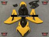 Dark Yellow and Black Fairing Kit for a 2008, 2009, 2010 & 2011 Honda CBR1000RR motorcycle