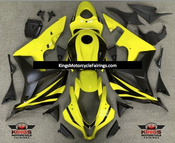 Honda CBR600RR (2007-2008) Yellow & Black Fairings