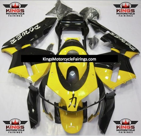 Honda CBR600RR (2003-2004) Yellow & Black Power Fairings