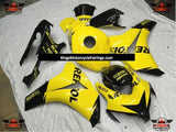 Yellow and Black Repsol Fairing Kit for a 2008, 2009, 2010 & 2011 Honda CBR1000RR motorcycle