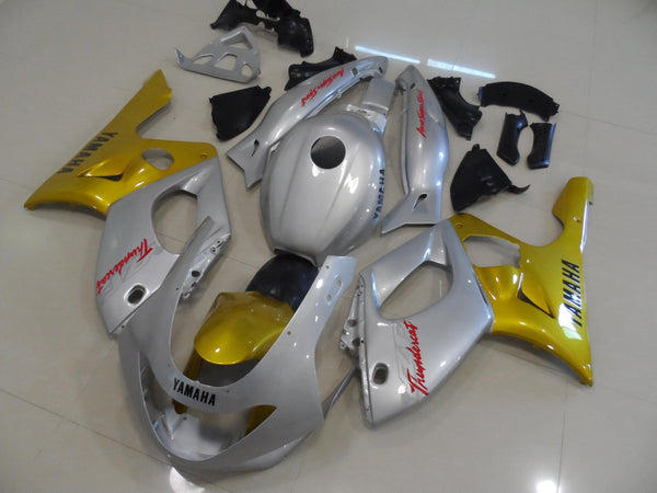 YAMAHA YZF600R (1998-2007) SILVER AND GOLD FAIRINGS
