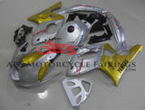 YAMAHA YZF600R (1998-2007) SILVER AND GOLD FAIRINGS