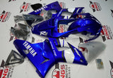 Blue and White Fairing Kit for a 2000 & 2001 Yamaha YZF-R1 motorcycle