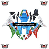 Yamaha YZF-R1 (2002-2003) Blue, Red, Green & White Fairings