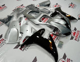Silver, Black and Gold Fairing Kit for a 2002 & 2003 Yamaha YZF-R1 motorcycle