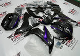 Yamaha YZF-R1 (2004-2006) Faux Carbon Fiber & Purple Fairings at KingsMotorcycleFairings.com