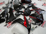 Faux Carbon Fiber and Red Fairing Kit for a 2004, 2005 & 2006 Yamaha YZF-R1 motorcycle