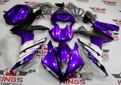 Yamaha YZF-R1 (2004-2006) Purple, White, Silver & Matte Black Fairings