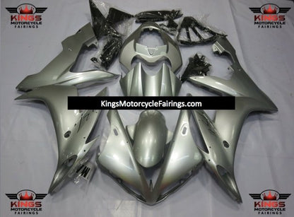 Silver Fairing Kit for a 2004, 2005 & 2006 Yamaha YZF-R1 motorcycle