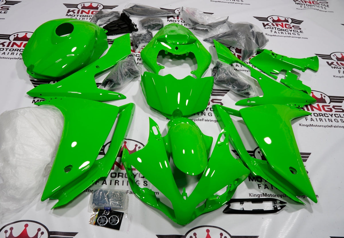 Green 2008 R1 Yamaha R1 Lime Green