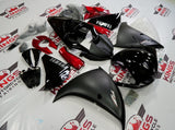 Gloss Black, Matte Black, Candy Red and Silver Fairing Kit for a 2009, 2010 & 2011 Yamaha YZF-R1 motorcycle