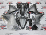 Yamaha YZF-R1 (2009-2011) Matte Gray & Black Fairings at KingsMotorcycleFairings.com