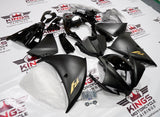 Yamaha YZF-R1 (2012-2014) Matte Black, Gloss Black & Gold Fairings at KingsMotorcycleFairings.com