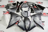Yamaha YZF-R1 (2012-2014) Matte Gray & Black Fairings at KingsMotorcycleFairigns.com