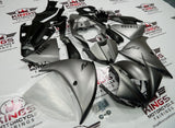 Yamaha YZF-R1 (2012-2014) Matte Gray & Black Fairings at KingsMotorcycleFairigns.com