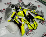 Yamaha YZF-R1 (2015-2019) Neon Yellow, Black & Red Fairings at KingsMotorcycleFairings.com