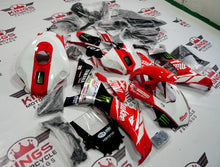 Yamaha YZF-R1 (2015-2019) Red, White & Black Milwaukee Monster Fairings - KingsMotorcycleFairings.com