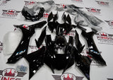 Yamaha YZF-R1 (2020-2023) Gloss Black & Silver Blue Fairings at KingsMotorcycleFairings.com