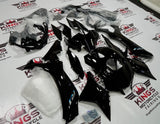 Yamaha YZF-R1 (2020-2023) Gloss Black & Silver Blue Fairings at KingsMotorcycleFairings.com