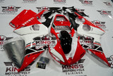 Yamaha YZF-R6 (2003-2004) Red, White & Black Fairings at KingsMotorcycleFairings.com