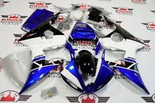 Yamaha YZF-R6 Fairings (2005) Blue, Black, White at KingsMotorcycleFairings.com