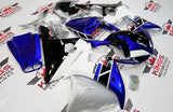 Blue, Black and White Fairing Kit for a 2005 Yamaha YZF-R6 motorcycle