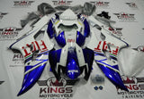 Yamaha YZF-R6 (2006-2007) Blue, White & Red FIAT Fairings at KingsMotorcycleFairings.com