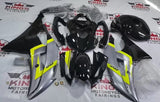 Yamaha YZF-R6 (2008-2016) Black, Silver & Neon Yellow Fairings