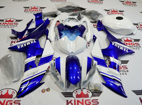 Yamaha YZF-R6 (2008-2016) Blue, White, Silver & Black Fairings